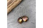 Bronze pearl earrings 3