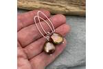 Bronze pearl earrings 4