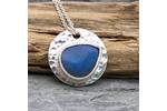 Australian Opal and silver Pendant