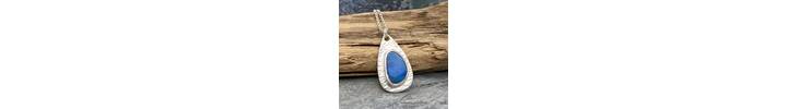Australian blue Opal necklace