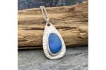 Australian blue Opal necklace