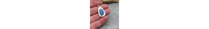 Australian blue Opal necklace 5
