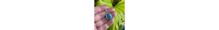 Australian blue Opal necklace 6