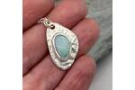 Green blue Australian Opal necklace 3