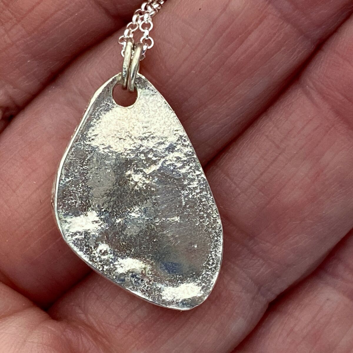 Green blue Australian Opal necklace 5