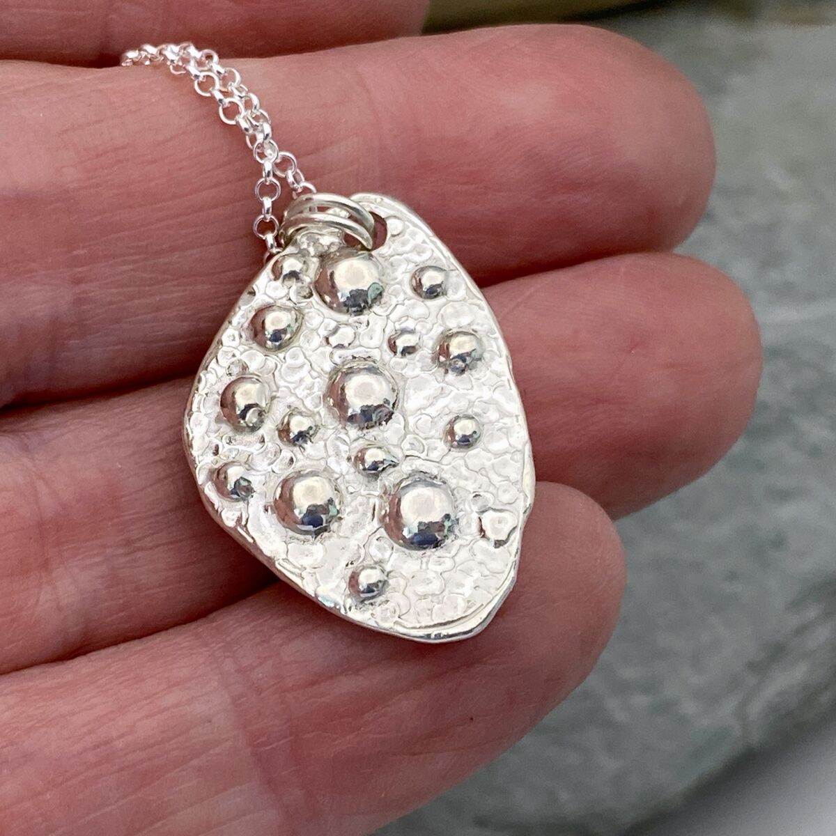 Ocean inspired Peruvian Opal necklace 6