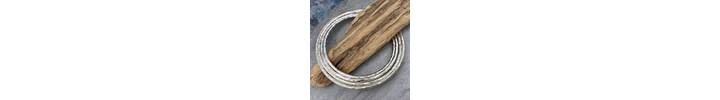 Sterling silver stacking bangle 3