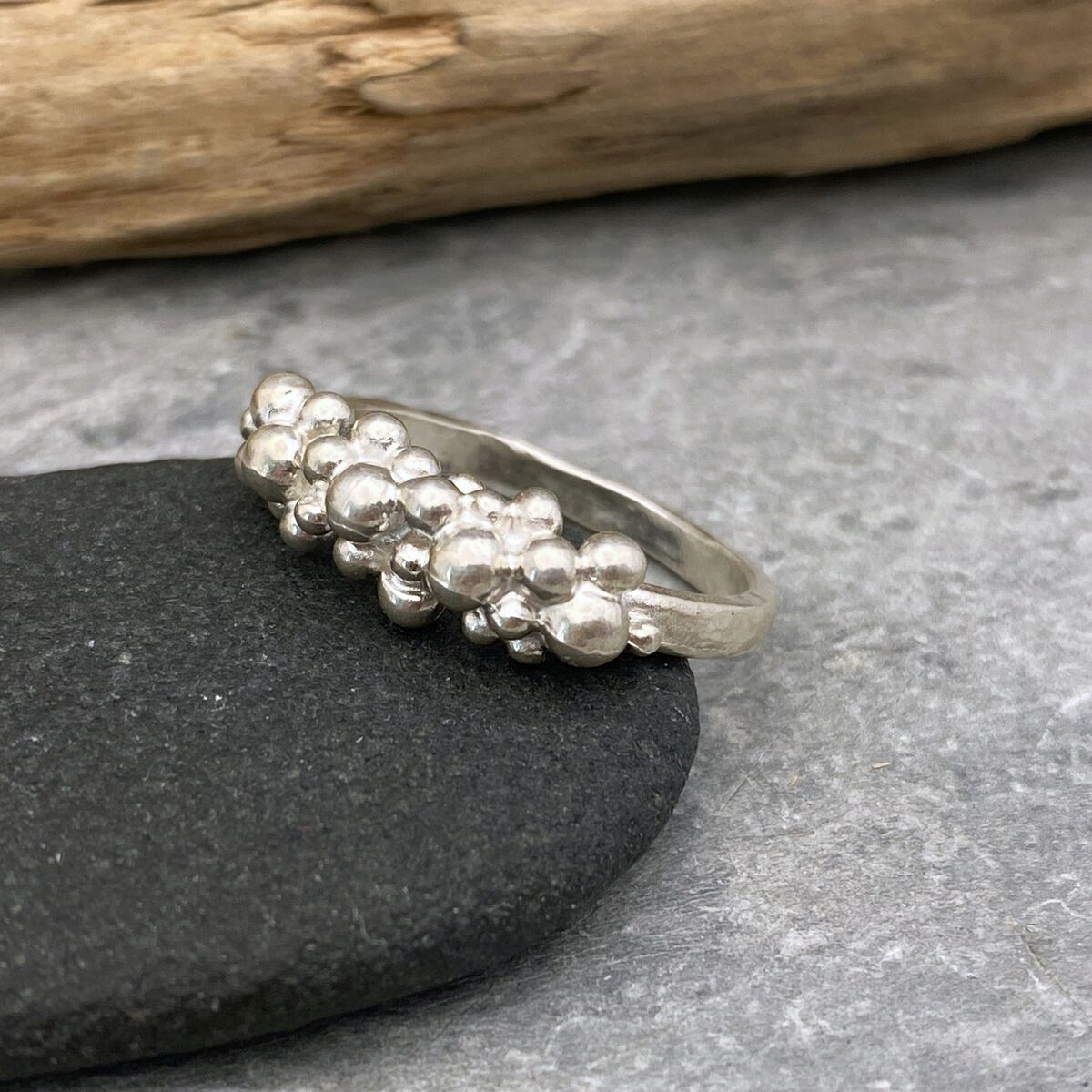Silver sea foam ring Silver sea foam ring