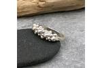 Silver sea foam ring