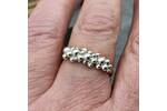 Silver sea foam ring 2
