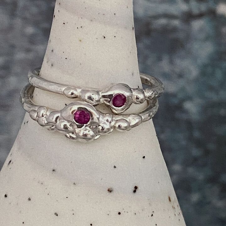 Pink sapphire ring 5