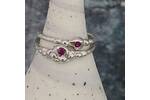 Pink sapphire ring 5