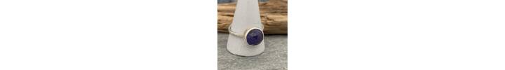 Tanzanite and silver ring 4