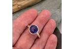 Tanzanite and silver ring 2