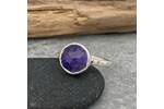 Tanzanite and silver ring