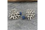 Silver coral inspired earrings 4