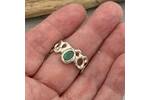 Chunky Opal Silver Ring 4