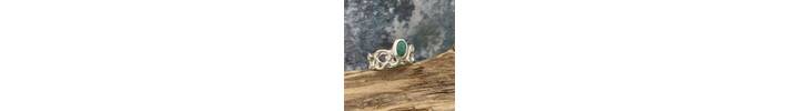 Chunky Opal Silver Ring 5