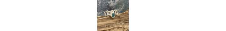 Chunky Opal Silver Ring 6