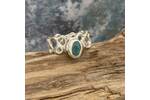 Chunky Opal Silver Ring 6