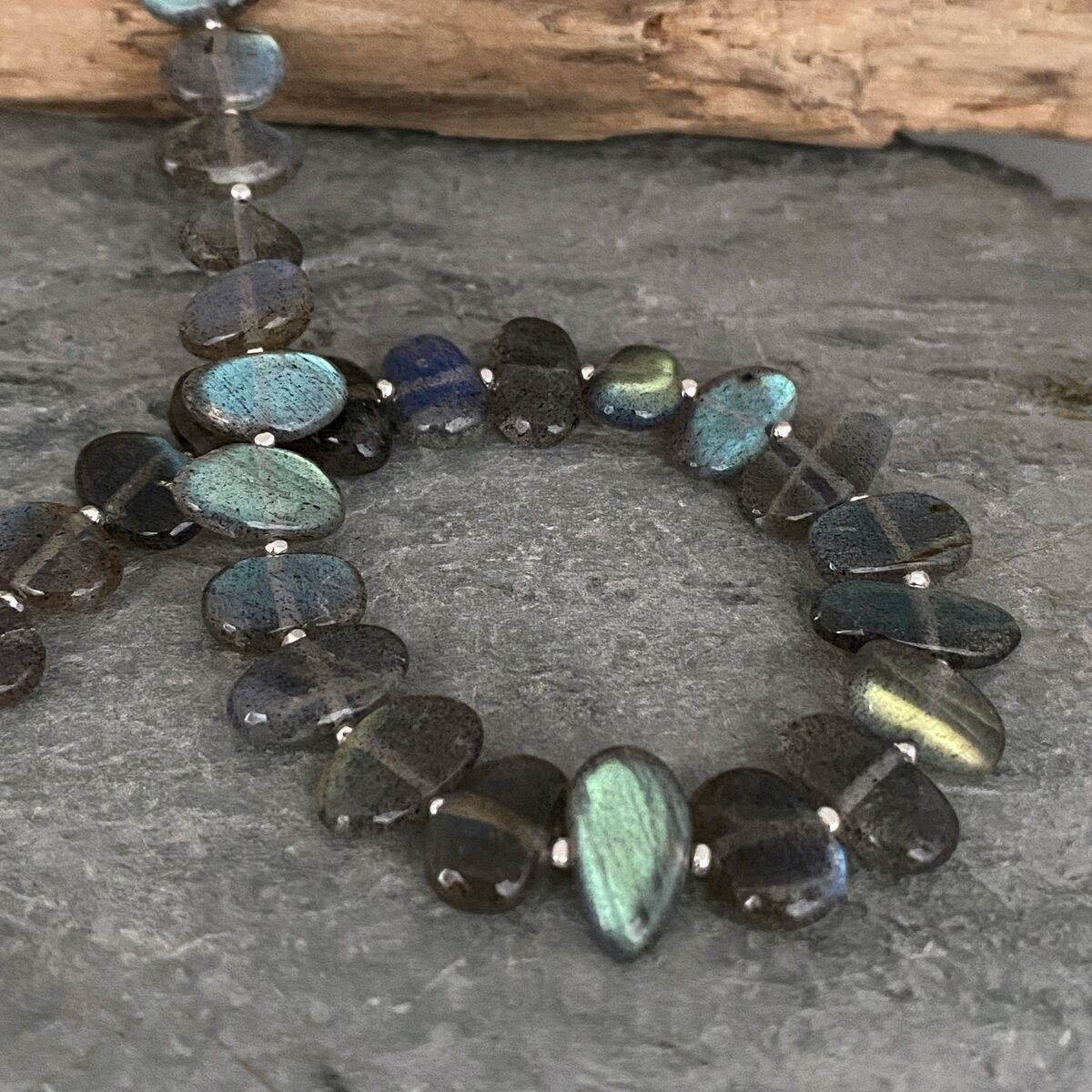 Labradorite bead necklace 3