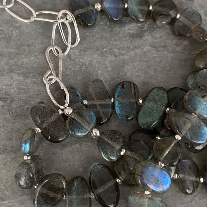 Labradorite bead necklace 4