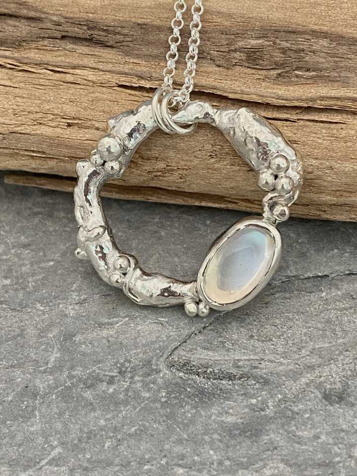 This is a picture of a Moonstone pendant