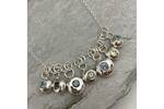 Sapphire nugget necklace 2
