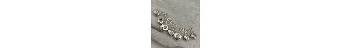 Sapphire nugget necklace