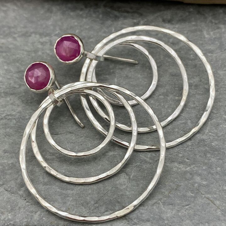 Ruby earrings 3