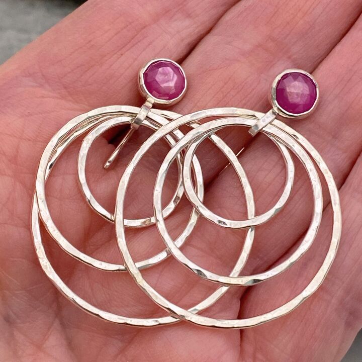 Ruby earrings 5