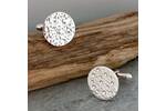 Round silver cufflinks 4