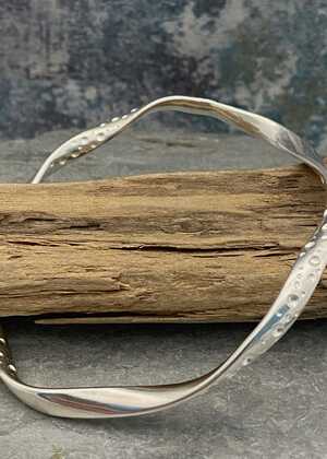 This is a picture of an amethyst necklace