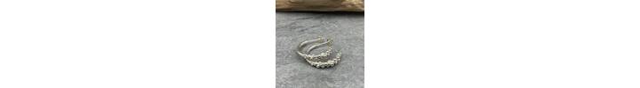 sea foam silver hoop earrings 4