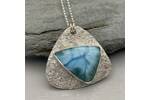 Larimar and silver necklace 5