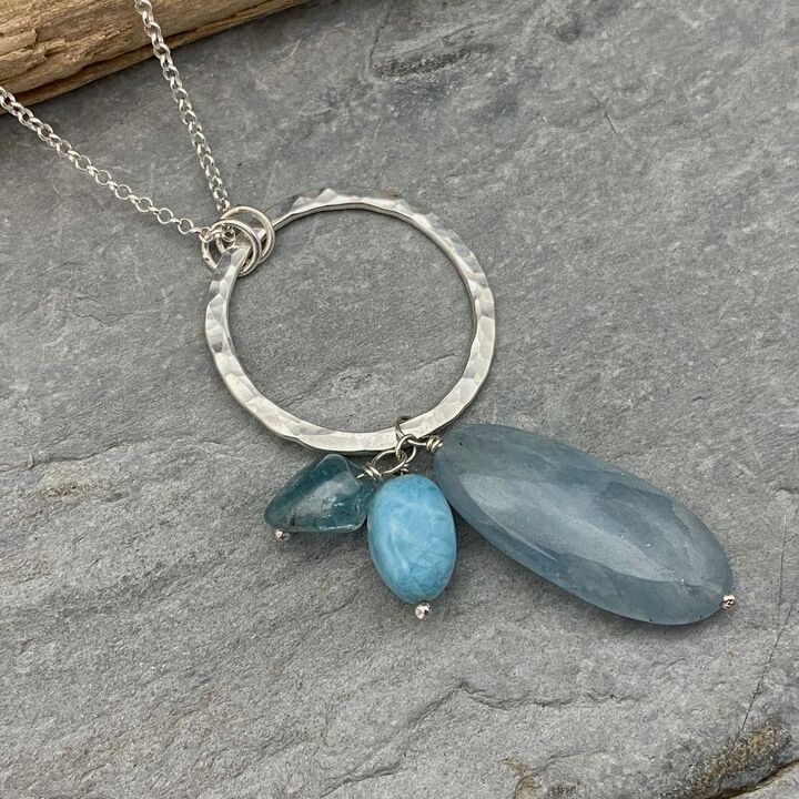 Aquamarine necklace