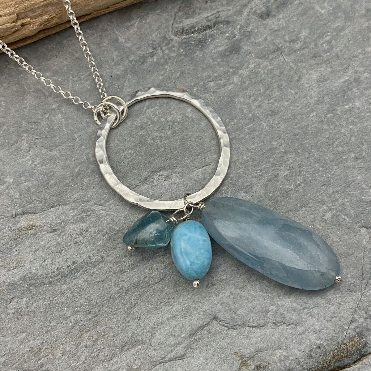 Aquamarine necklace