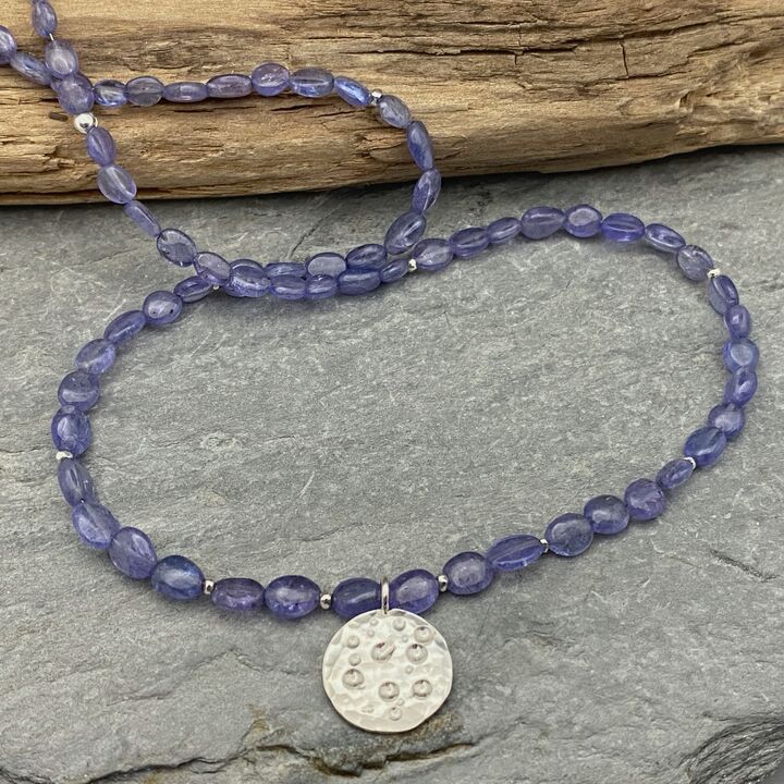 Tanzanite necklace 3