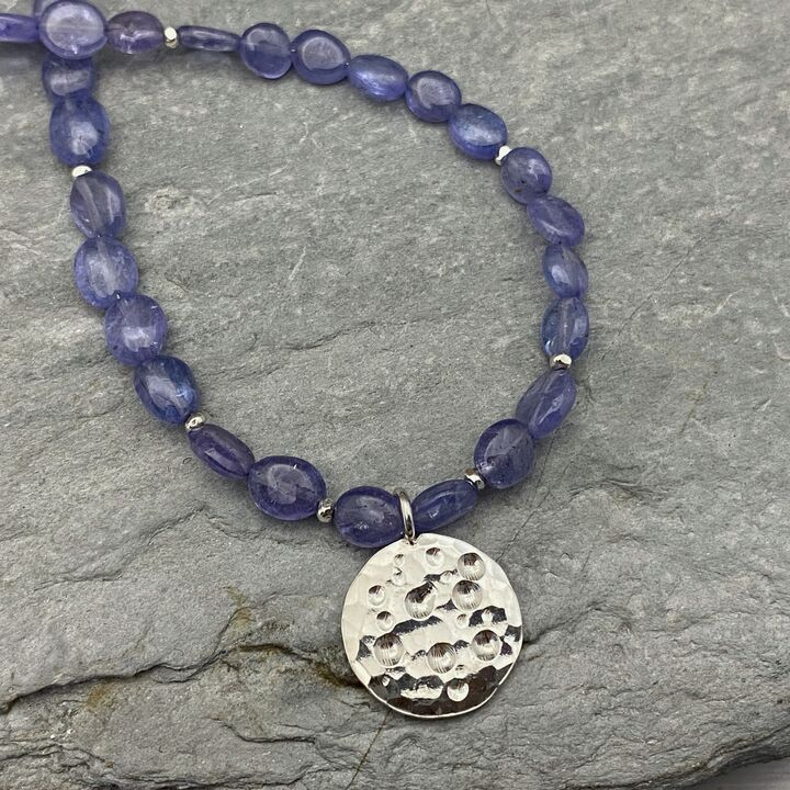 Tanzanite necklace 4