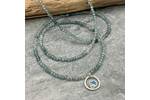 Blue tourmaline necklace