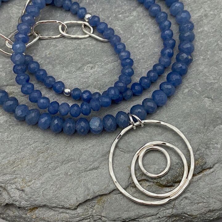 Apatite bead necklace 3