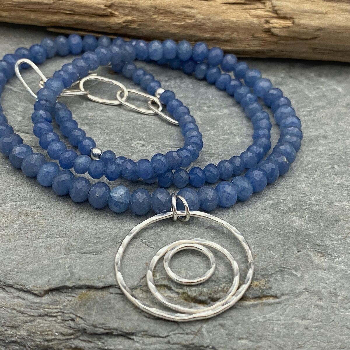 Apatite bead necklace 2