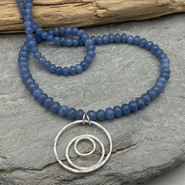 Apatite bead necklace