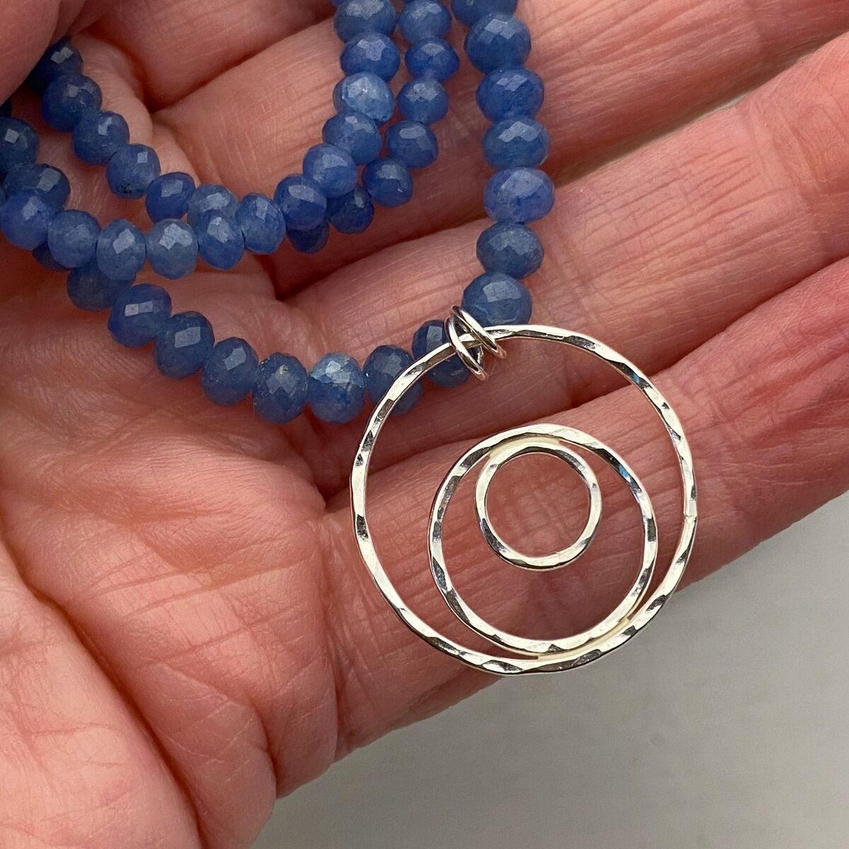 Apatite bead necklace 6