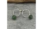 Gree tourmaline earrings
