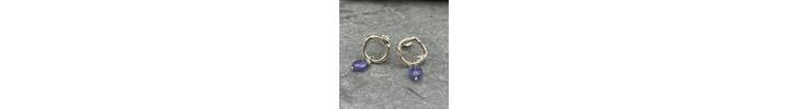 Tanzanite earrings
