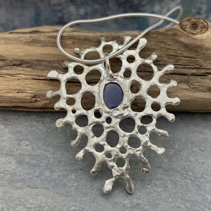 Tanzanite necklace 4