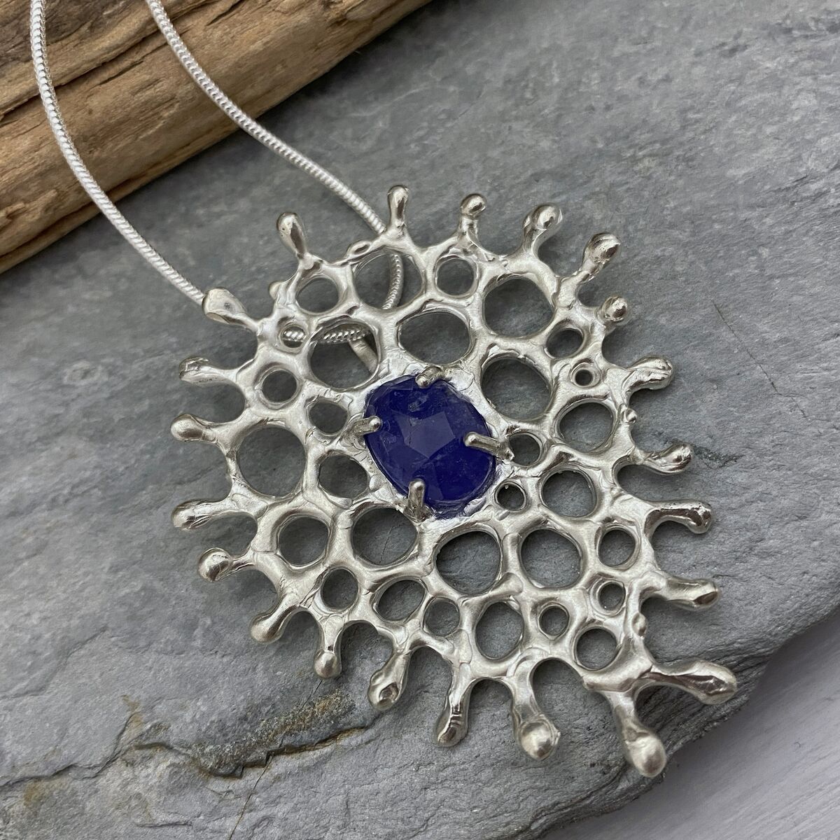 Tanzanite necklace 5