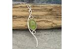 Green garnet pendant 2