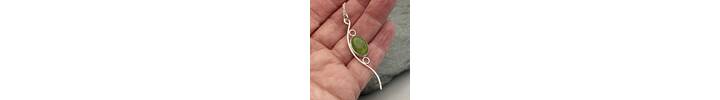Green garnet pendant 6